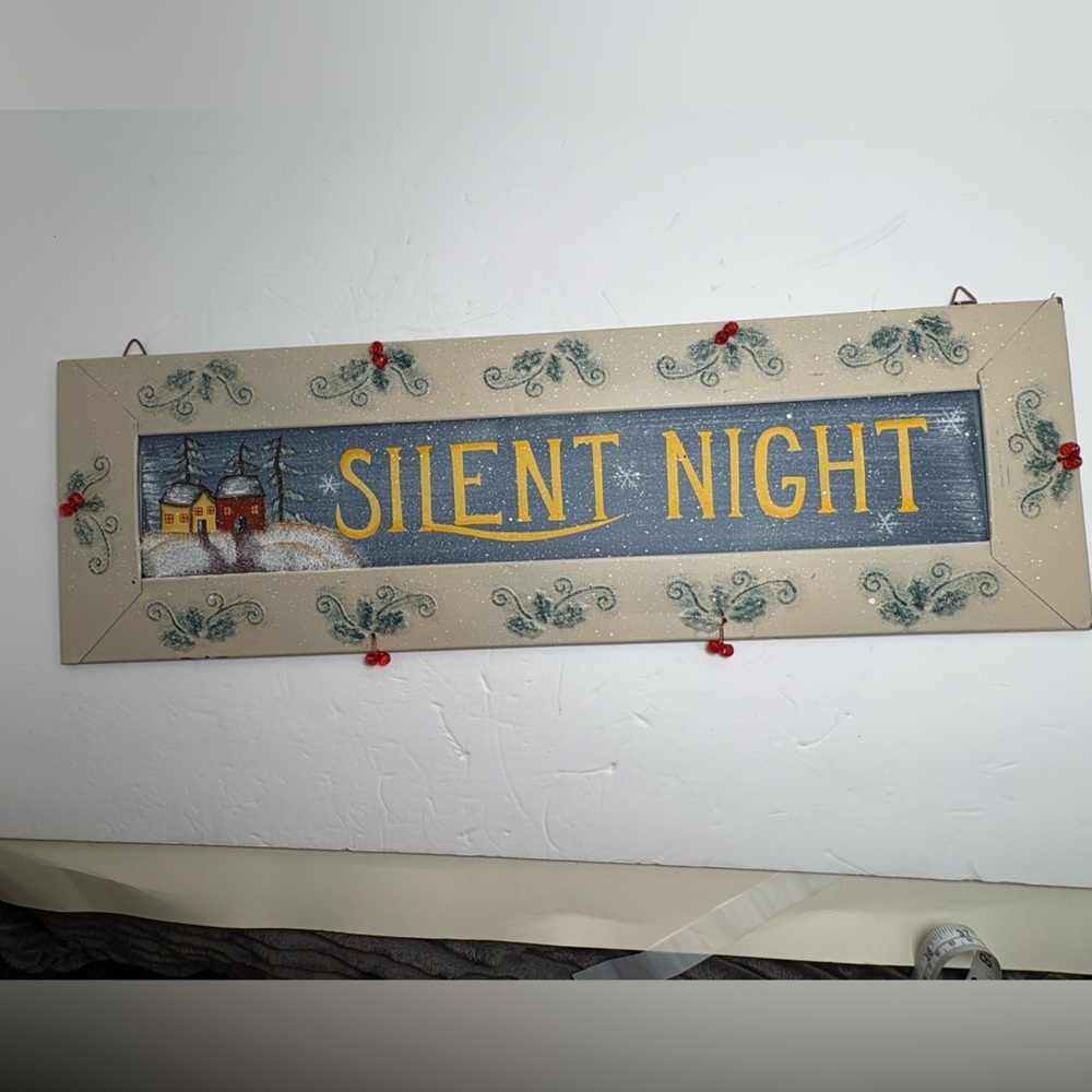 Silent Night Wall Hanging